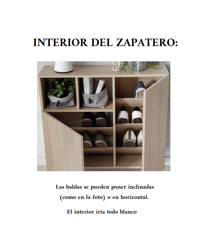 copy of Zapatero 2 puertas modelo-Moscú varios colores a elegir