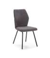 Pack de 4 sillas modelo Pol acabado gris oscuro, 91cm(alto) 57cm(ancho) 47cm(largo)