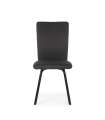 Pack de 4 sillas modelo Pretty acabado gris oscuro, 95.5cm(alto) 57cm(ancho) 45.5cm(largo)