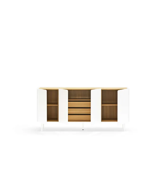 Aparador Arista blanco, moderno y funcional