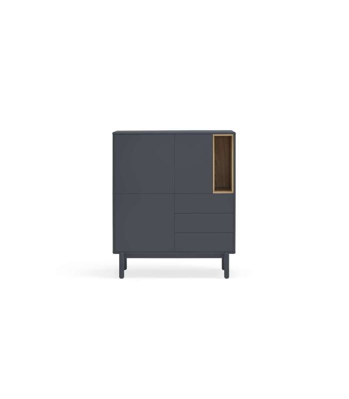 MKRIC Auxiliares salon Mueble auxiliar modelo Corvo 3 puertas 3