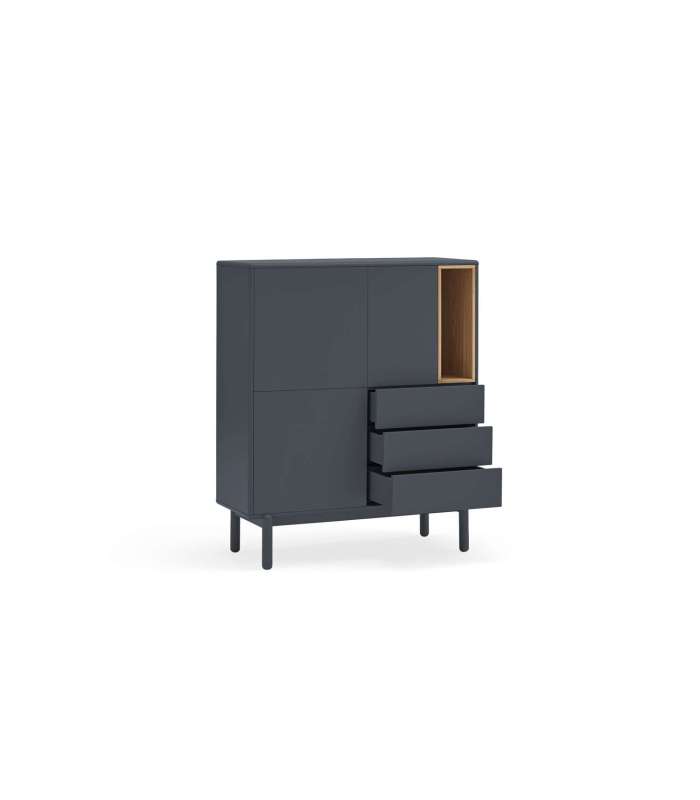 MKRIC Auxiliares salon Mueble auxiliar modelo Corvo 3 puertas 3