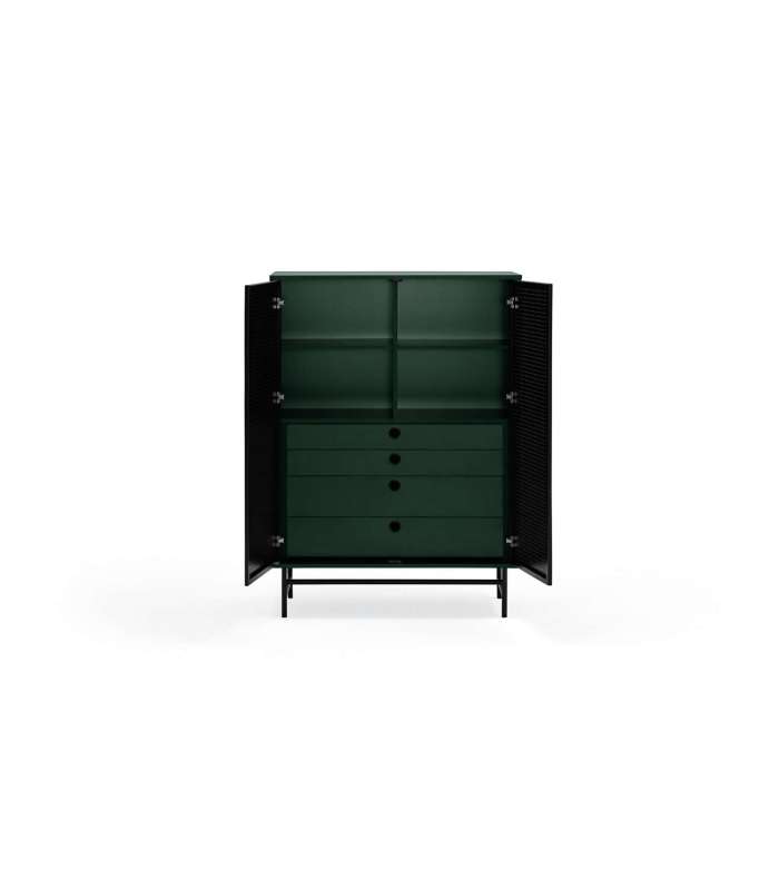 Mueble auxiliar modelo Punto 2 puertas 4 cajones interiores