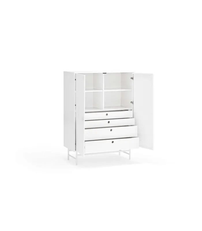 Mueble auxiliar Punto 2 puertas y 4 cajones