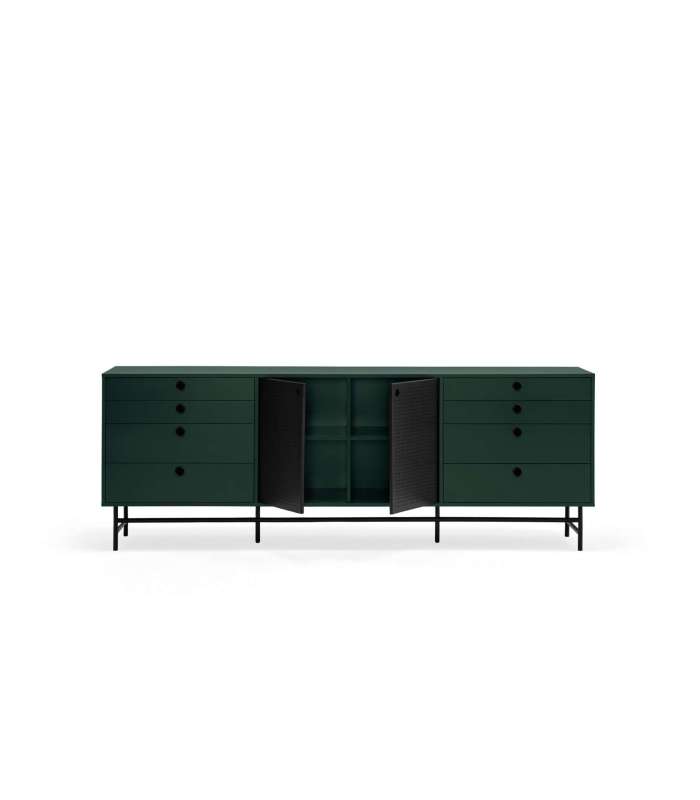 Mueble aparador para comedor modelo Punto 2 puertas 8 cajones