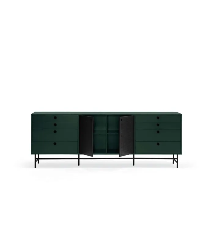 Mueble aparador para comedor modelo Punto 2 puertas 8 cajones