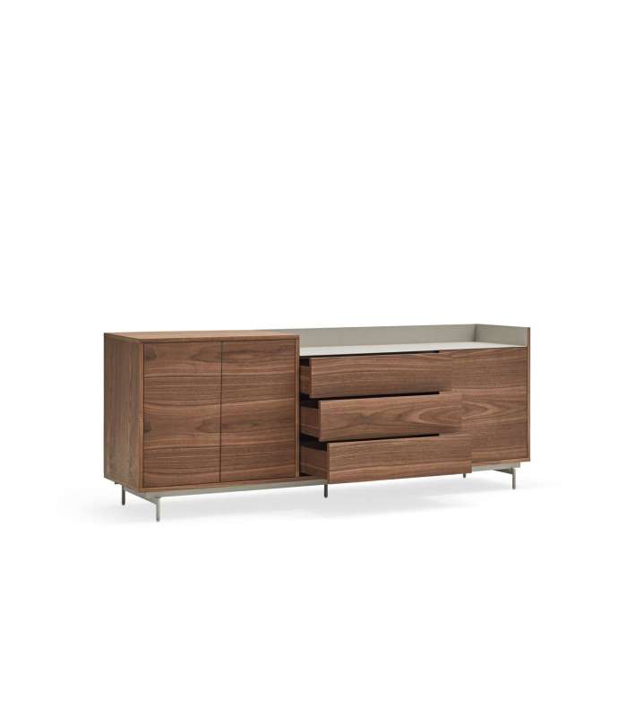 Mueble aparador para comedor modelo Valley 3 puertas 3 cajones