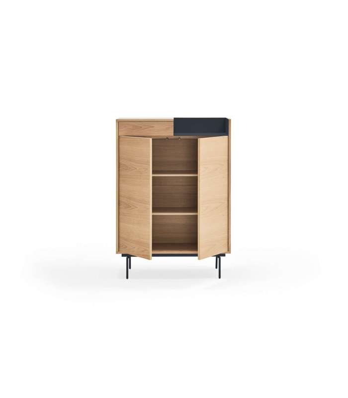 Mueble auxiliar modelo Valley 2 puertas 1 cajón varios colores