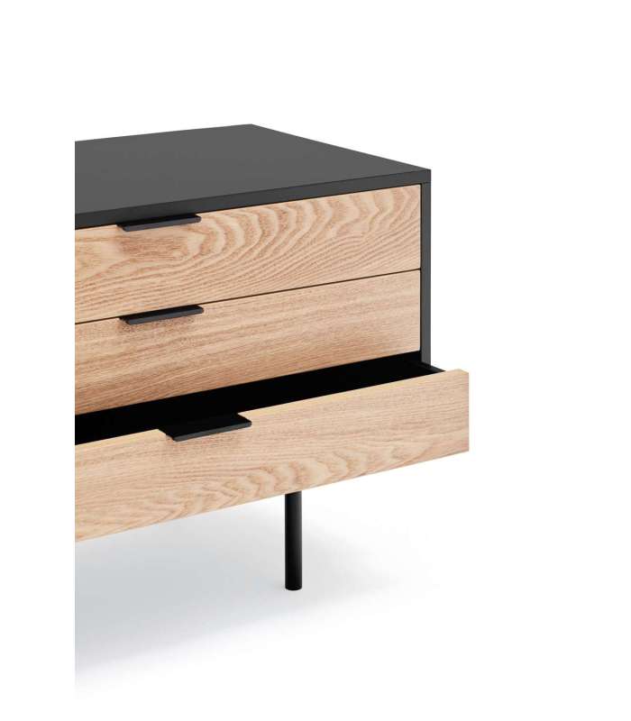 MKRIC Mesas TV Mueble para televisión modelo Sierra 2 puertas 3