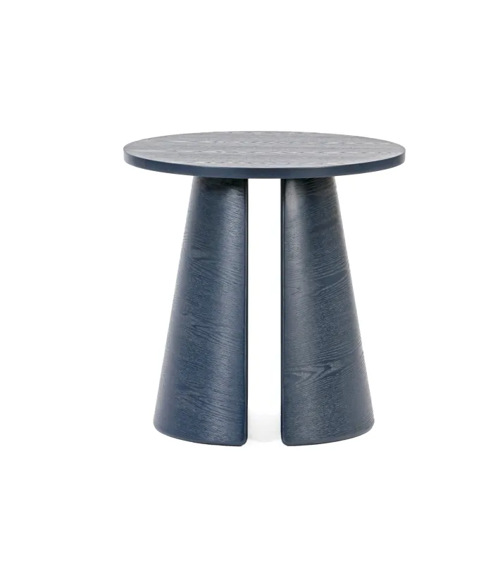 Mesa auxiliar Cep azul, moderna y funcional