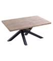 copy of Fixed lounge table Loft in wild oak white or black structure.