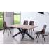 copy of Mesa salon fija Loft color roble estructura blanca o