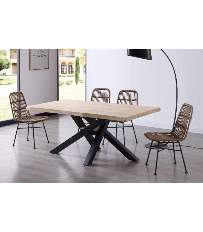 copy of Fixed lounge table Loft in wild oak white or black