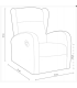 Adec Sillon relax Sillon relax modelo Home Orejero varios