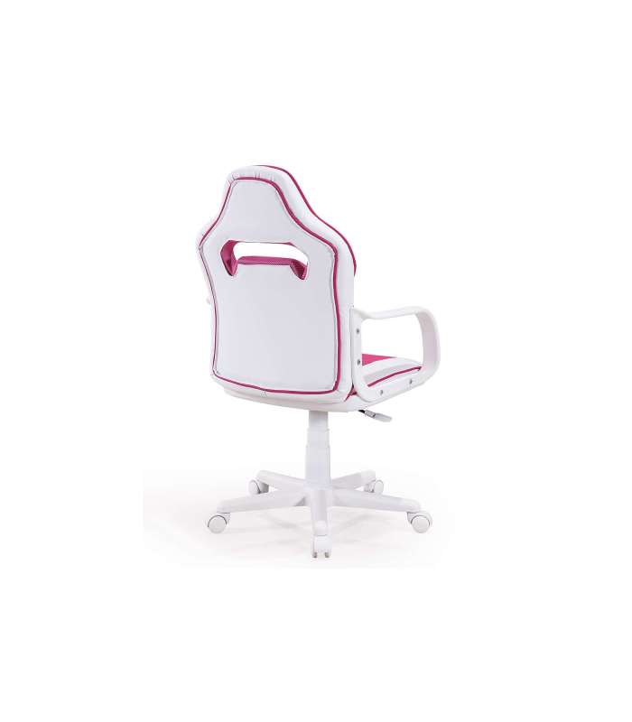 Xtr Junior swivel chair adjustable in height in leather simil.