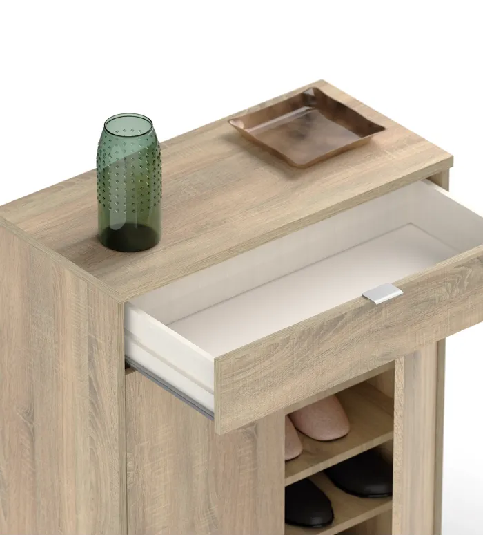 Armario zapatero Berlin en roble cambrian