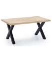 Mesa fixa X-Loft-160 nordish/black oak finish, 76 cm (alta)160 cm (largura)90 cm (largo)