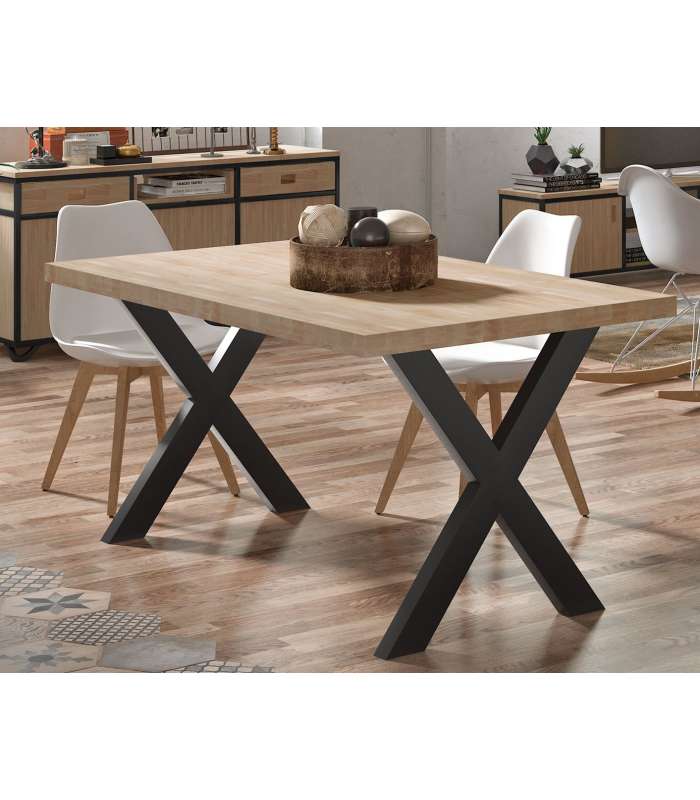 copy of Fixed lounge table Loft in wild oak white or black