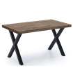 copy of Fixed lounge table Loft in wild oak white or black structure.