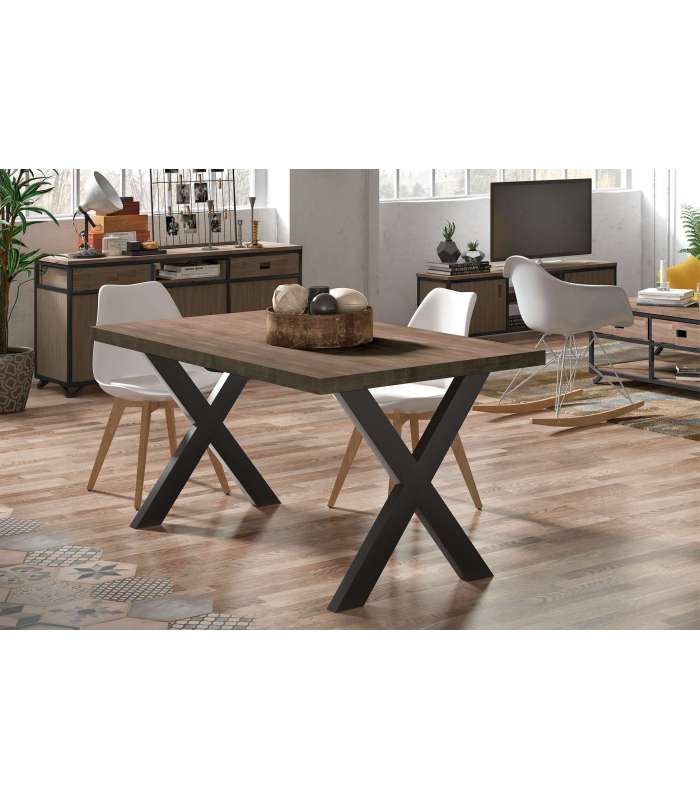 copy of Fixed lounge table Loft in wild oak white or black