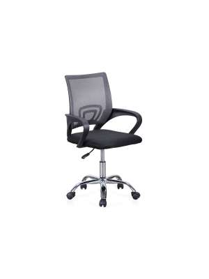 Silla de oficina giratoria Vita negra/gris, ergonómica