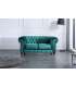 copy of 1, 2 or 3 seater Chesterfield sofa in Velvet fabric or