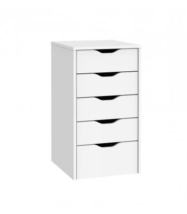 Drawer Eko 5 drawers in white.