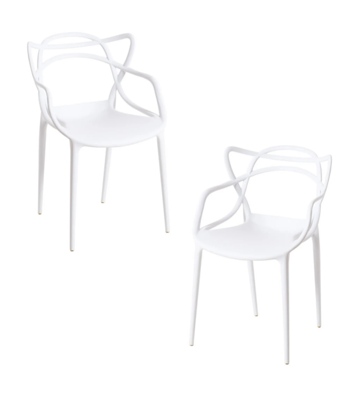 copy of Pack 4 Concha polypropylene chairs.