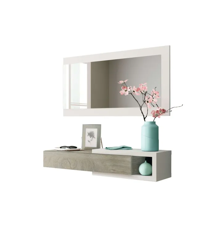 copy of Mueble recibidor Zoe blanco artik combinado con acabado