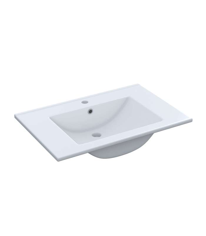 Furniture 50cm wide washbasin and Koncept mirror