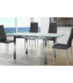 Ucero model extendable glass table