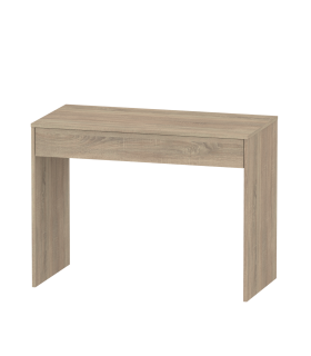 copy of Office table with 1 drawer Turin-M oak and white.