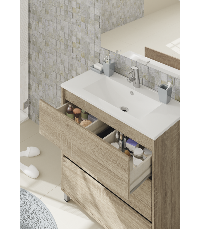 Ptarch Conjuntos baño Mueble de lavabo Kalma en acabado color