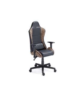 Cadeira giratória Gamer Pro em couro falso de várias cores para