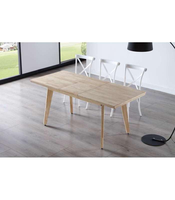 copy of Fixed lounge table Loft in wild oak white or black