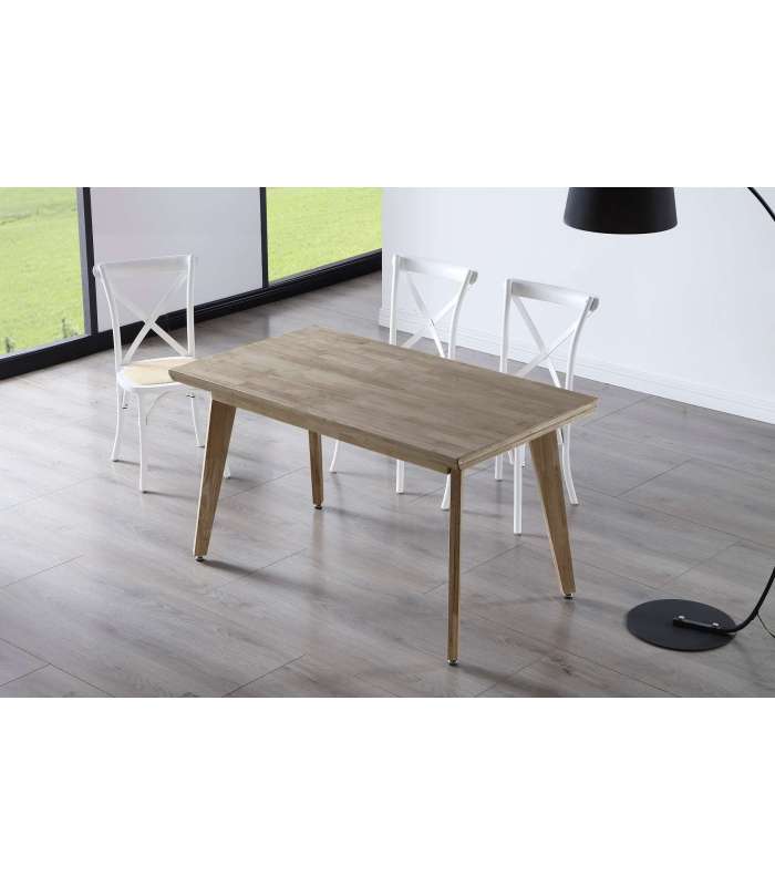 copy of Fixed lounge table Loft in wild oak white or black