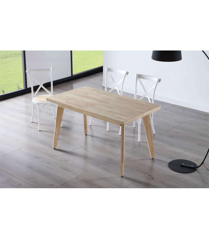 copy of Fixed lounge table Loft in wild oak white or black