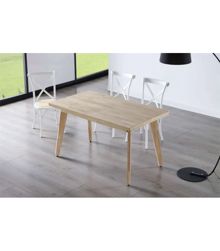 ADEC Mesas de cocina fijas Mesa de comedor fija Genova acabado