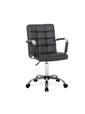Silla de oficina Isabella negra: diseño elegante y cómodo