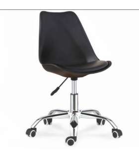 Pacote de 2 cadeiras de escritório elevatórias de Dublin. Escolha entre branco, preto ou cinzento. 58 cm(largura) 83 cm(altura)