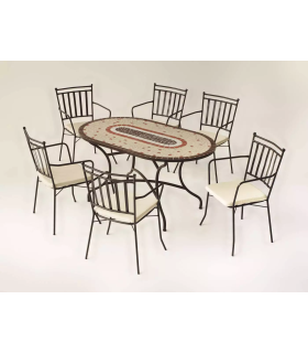 HVA Conjuntos mesas y sillas-sillones Conjunto de mesa+6