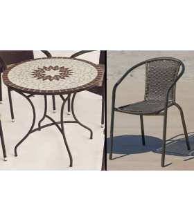 HVA Conjuntos mesas y sillas-sillones Conjunto terraza jardín