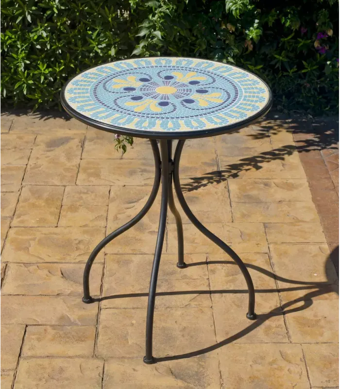 Conjunto de mesa y 2 sillones para terraza jardín
