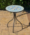 cópia do mosaico de mesa de terraço do Jardim Dorian-60, 60 cm(largura) 75 cm(altura) 60 cm(profundidade)