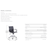copy of Chaise de bureau pivotante Lucy disponible en deux