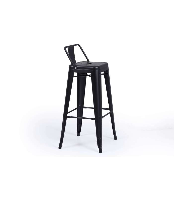 copy of Pack of 4 Tolix stools with backrest.