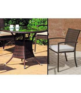 HVA Conjuntos mesas y sillas-sillones Conjunto terraza, jardín