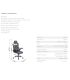 Chaise de jeu XTR X20 chaise de bureau en finition simili cuir