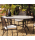 copy of Conjunto de mesa+6 sillones+6 cojines terraza jardín