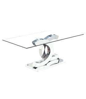 copy of White lacquered coffee table Bermuda.